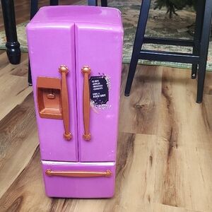 Our Generation Purple Toy Refrigerator for 18 inch Dolls